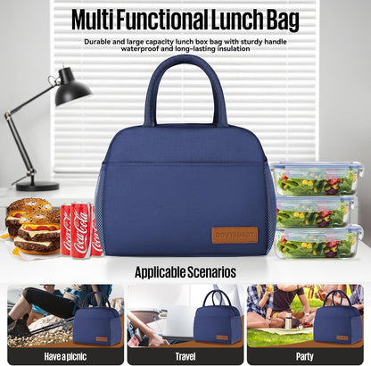 Lunch Bag&Box Women/Men Insulated&Reusable