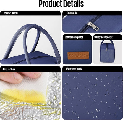 Lunch Bag&Box Women/Men Insulated&Reusable