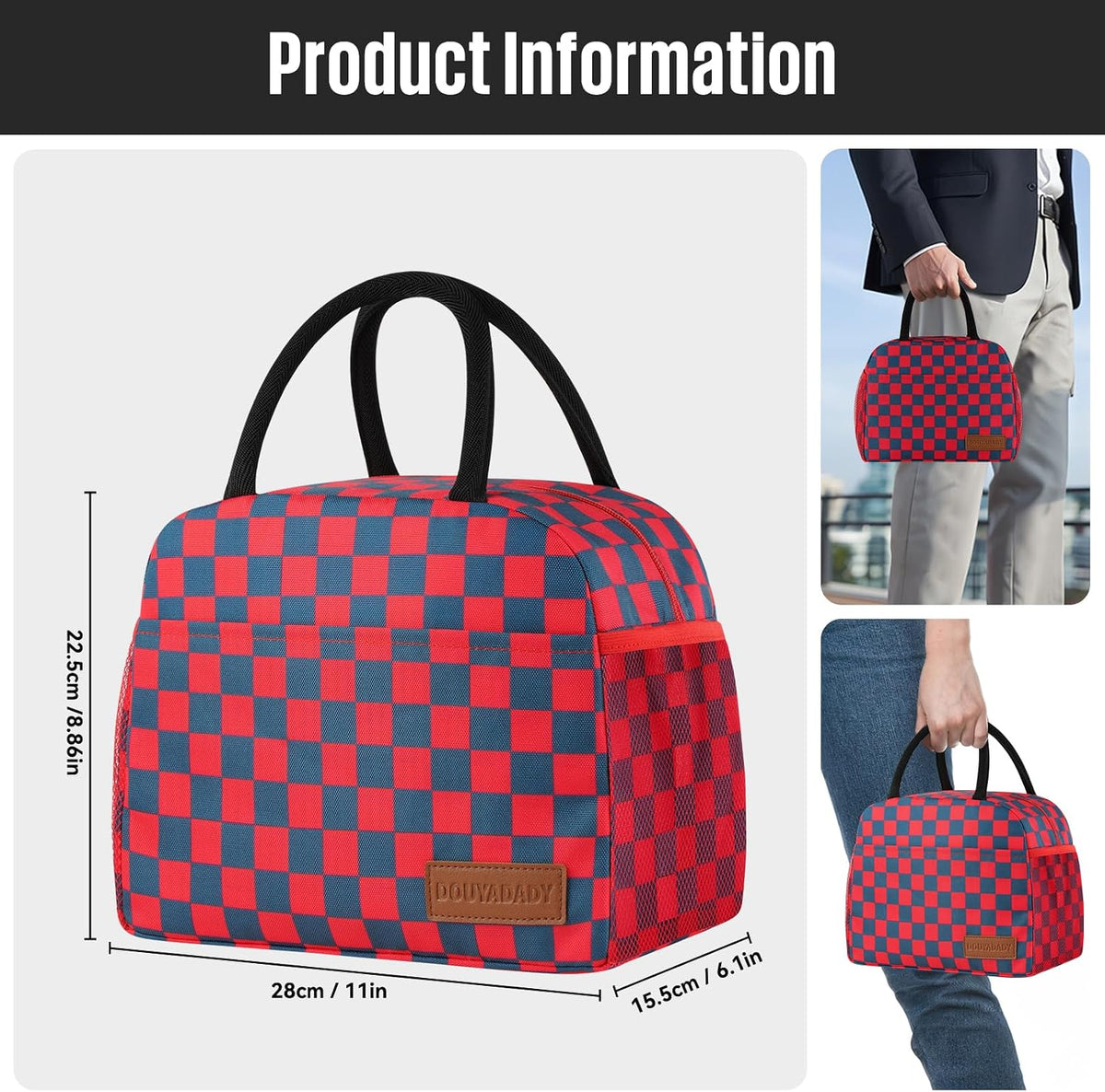 Lunch Bag&Box Women/Men Insulated&Reusable