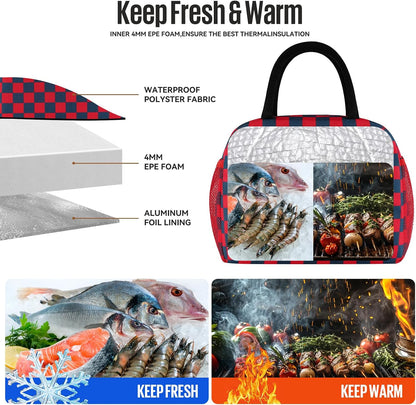 Lunch Bag&Box Women/Men Insulated&Reusable