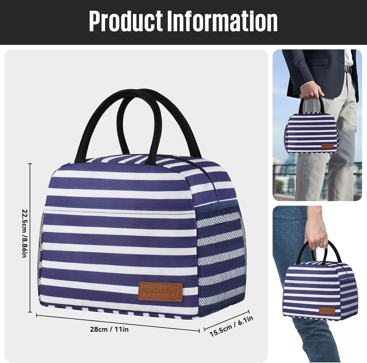 Lunch Bag&Box Women/Men Insulated&Reusable