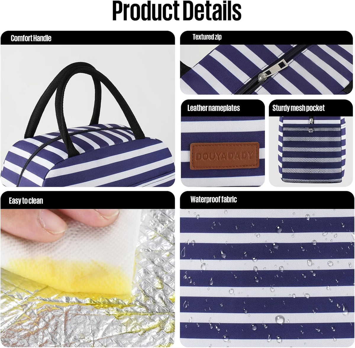 Lunch Bag&Box Women/Men Insulated&Reusable