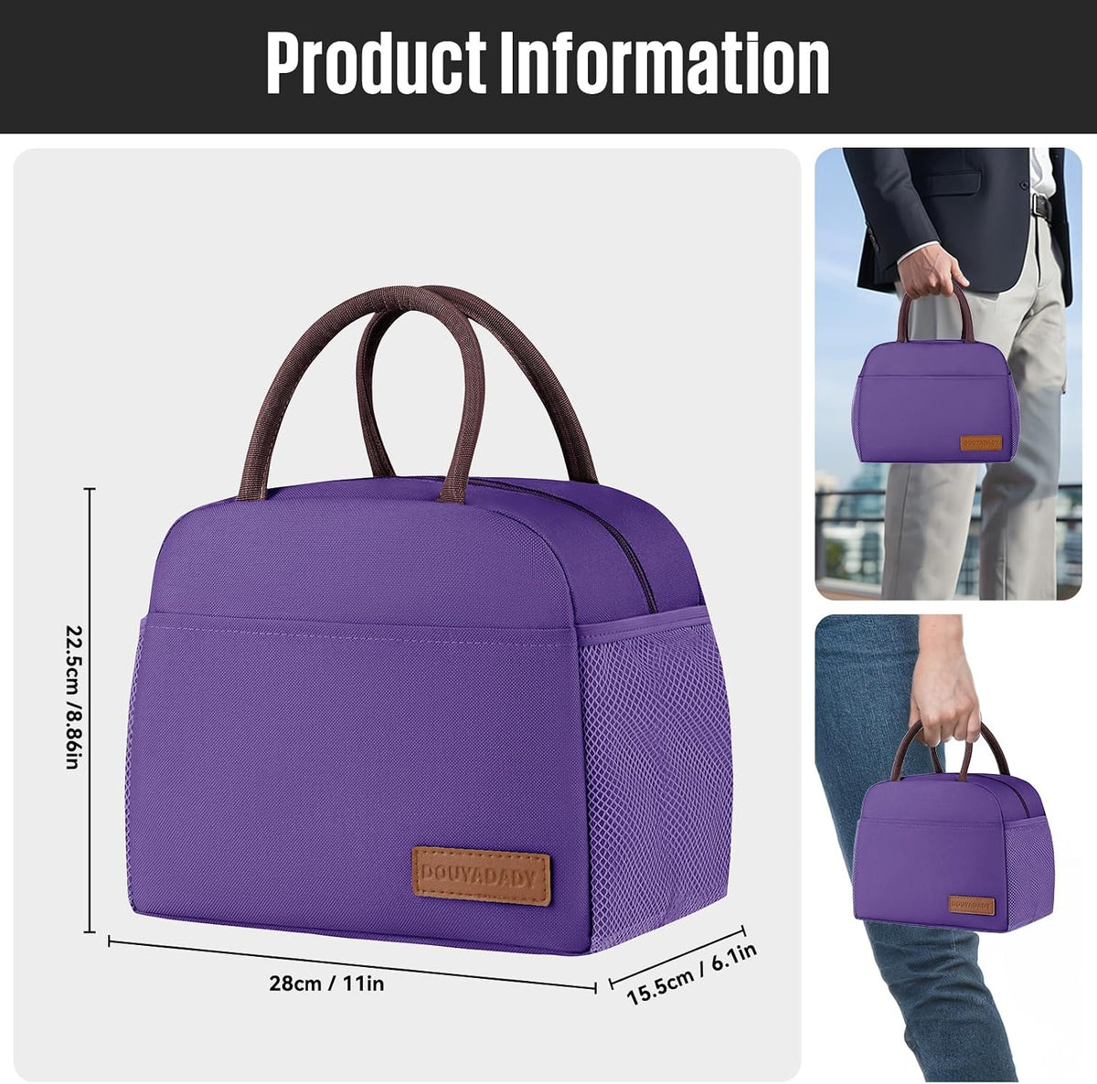 Lunch Bag&Box Women/Men Insulated&Reusable
