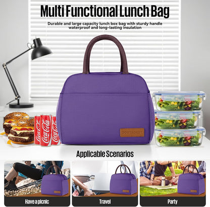 Lunch Bag&Box Women/Men Insulated&Reusable