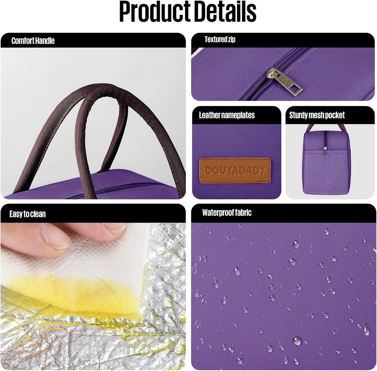 Lunch Bag&Box Women/Men Insulated&Reusable
