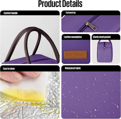 Lunch Bag&Box Women/Men Insulated&Reusable