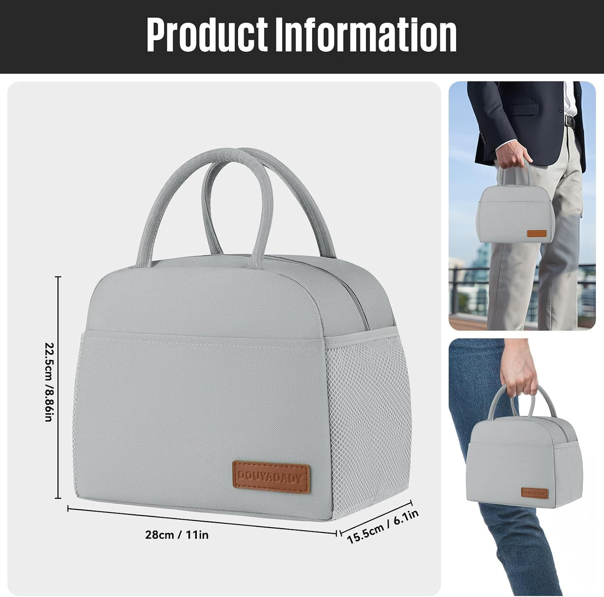 Lunch Bag&Box Women/Men Insulated&Reusable