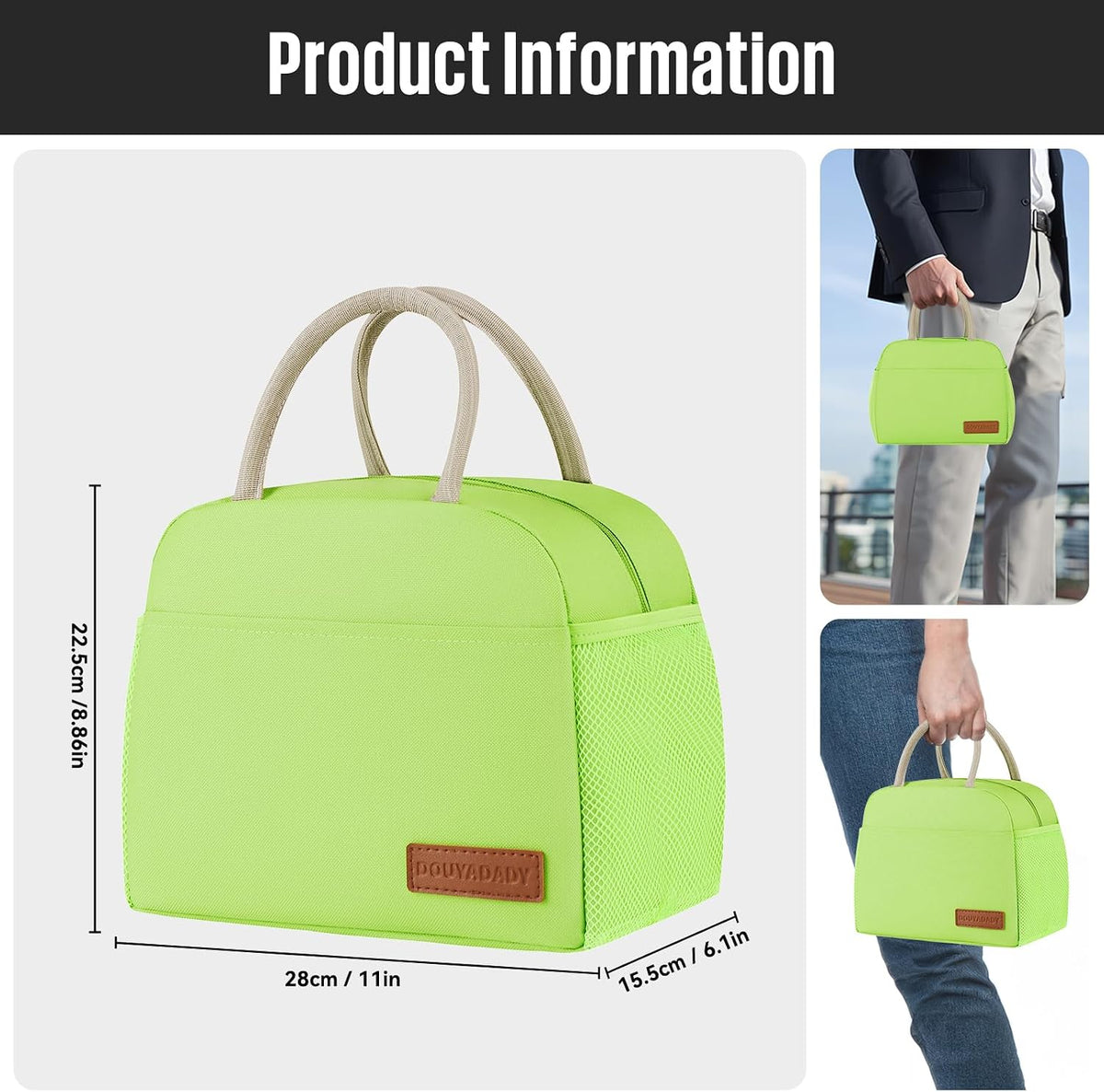 Lunch Bag&Box Women/Men Insulated&Reusable
