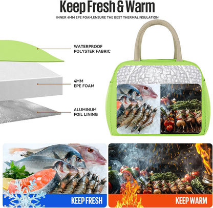 Lunch Bag&Box Women/Men Insulated&Reusable