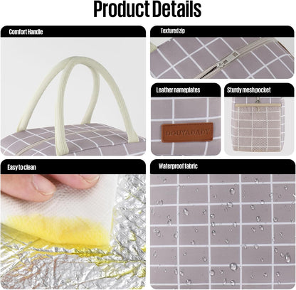 Lunch Bag&Box Women/Men Insulated&Reusable