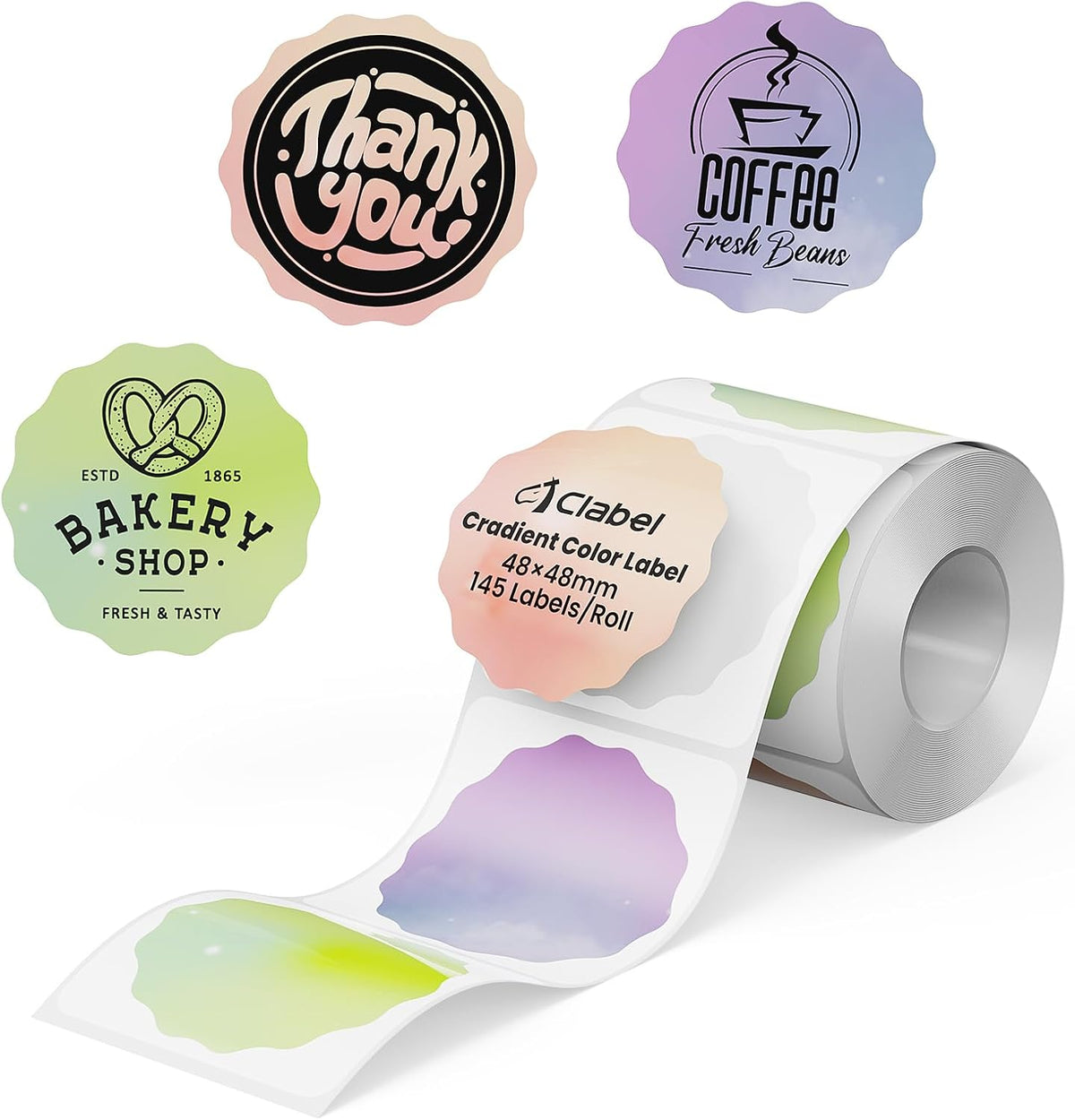 50x30mm (1.96"x1.18") Thermal Labels 1 Roll White Shelf Price
