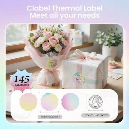 50x30mm (1.96"x1.18") Thermal Labels 1 Roll White Shelf Price