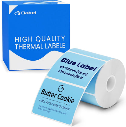 50x30mm (1.96"x1.18") Thermal Labels 1 Roll White Shelf Price