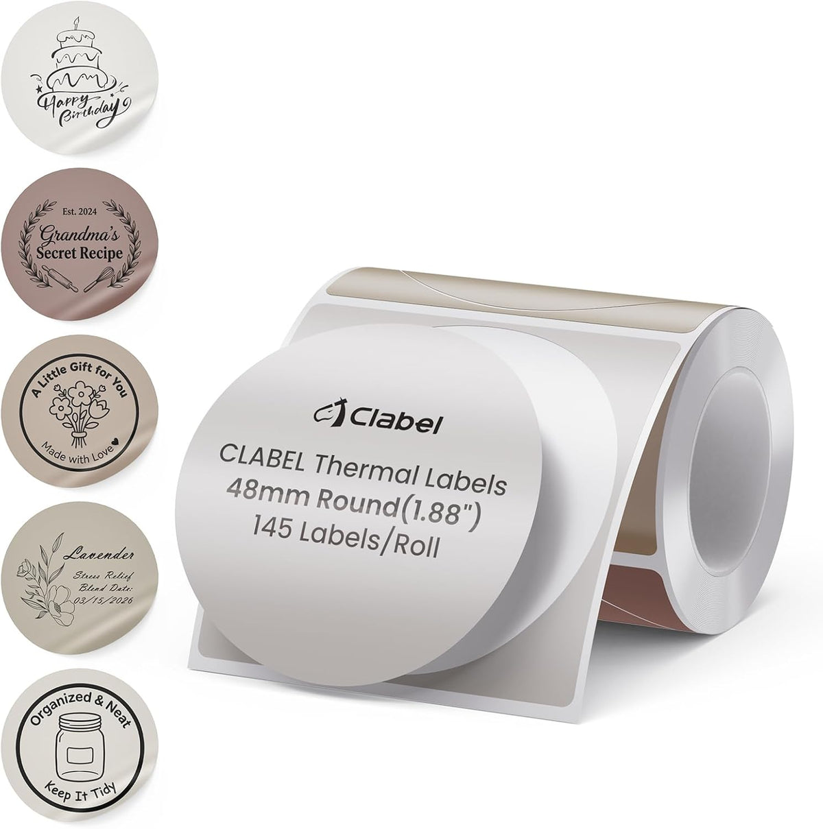 50x30mm (1.96"x1.18") Thermal Labels 1 Roll White Shelf Price