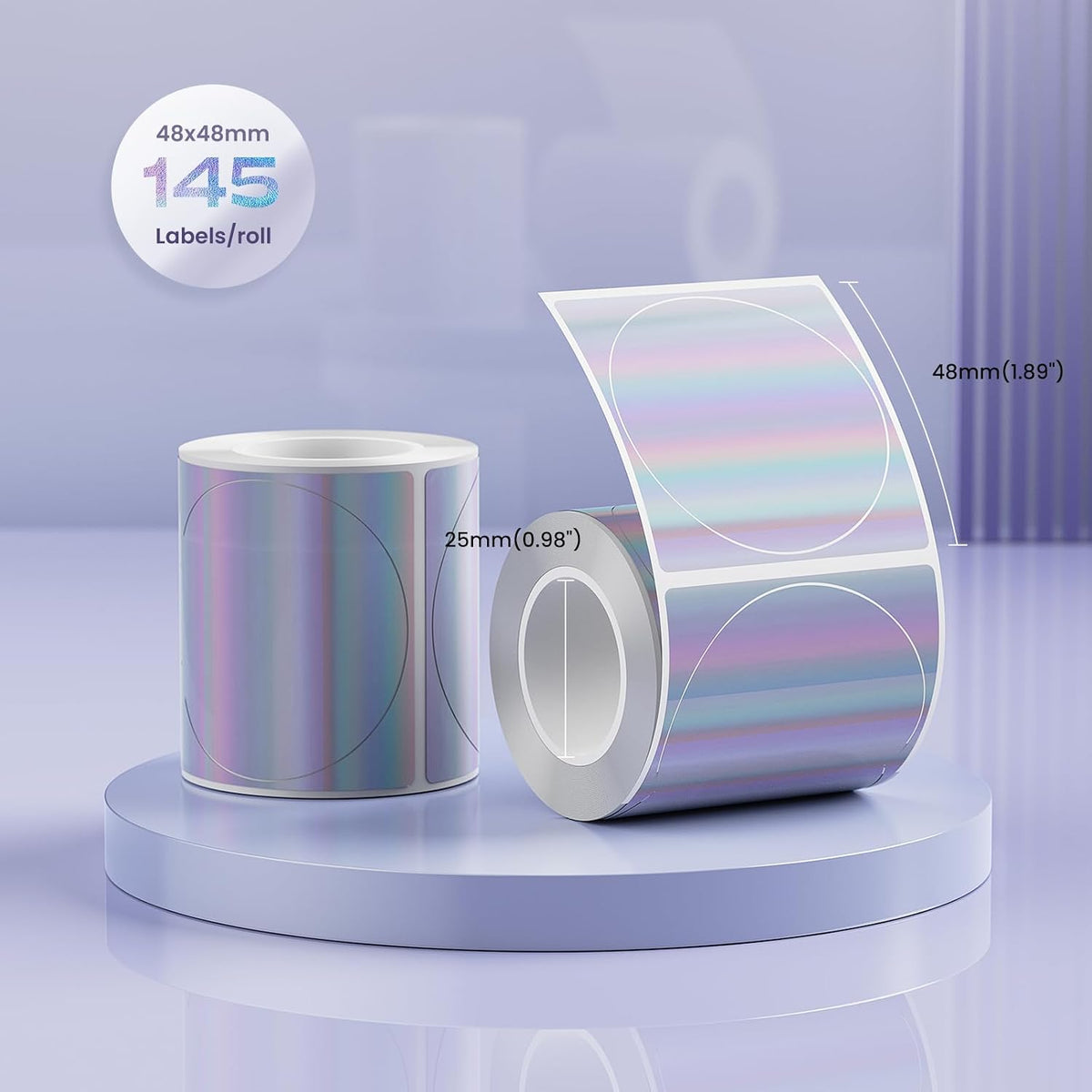 50x30mm (1.96"x1.18") Thermal Labels 1 Roll White Shelf Price