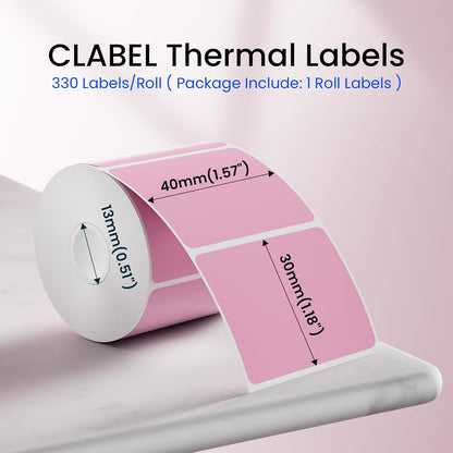 50x30mm (1.96"x1.18") Thermal Labels 1 Roll White Shelf Price