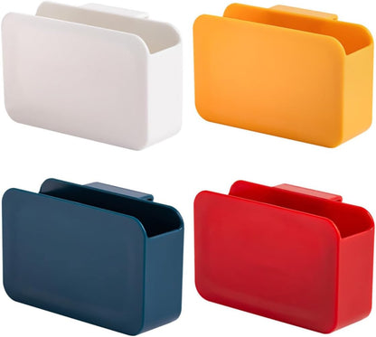 4pcs Refrigerator Side Door Hanging Storage Boxes Made of Sturdy Abs Material, Easy to Install and Remove, for Organizing Sauce Packets and Small Items in Your Fridge