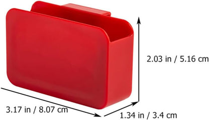 4pcs Refrigerator Side Door Hanging Storage Boxes Made of Sturdy Abs Material, Easy to Install and Remove, for Organizing Sauce Packets and Small Items in Your Fridge