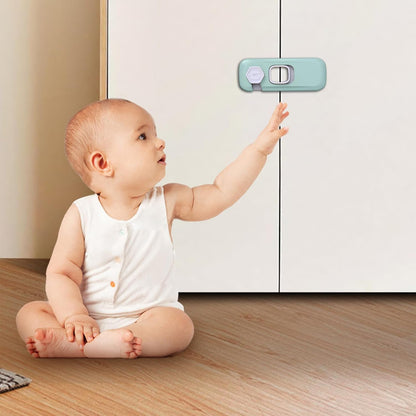 5 Pack Child Proof Refrigerator Lock, Baby Proofing Cabinet Locks, Oven Lock Child Safety, Fridge Lock, for Fridge, Drawers, Dishwasher, Oven, Cupboard, Closet, Adhesive, No Tools Need(Grey)