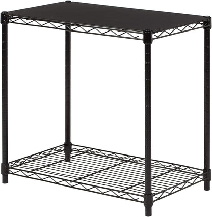 5-Shelf Adjustable Heavy Duty Steel Wire Rack, Space Saving Storage Shelving Organizer for Kitchen, Garage, No-Tool Assembly, 350 lbs Weight Capacity, 36" x 14" x 72", Chrome