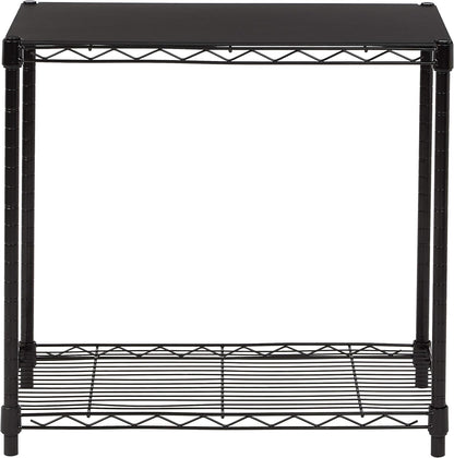 5-Shelf Adjustable Heavy Duty Steel Wire Rack, Space Saving Storage Shelving Organizer for Kitchen, Garage, No-Tool Assembly, 350 lbs Weight Capacity, 36" x 14" x 72", Chrome