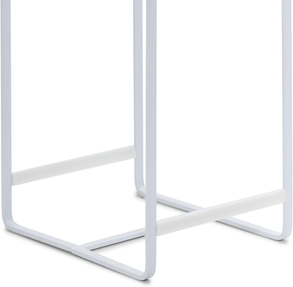 3-Piece Plate Organizer - Space-Saving Cabinet Storage & Dish Storage Rack - Plate Stand & Pot Lid Holder - Pack of 3, White, 1 Large & 2 Small