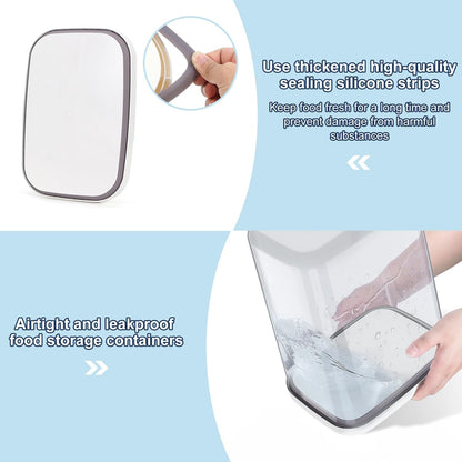 12 lbs Airtight Dog Cat Food Storage Container and Dog Treat Containers BPA-Free, PET Clear Stackable Pet Storage Bin, 1-Cup Scoop, 1-Sponge cleaning brush, Pop Top, With handle, Easy Mobility-large
