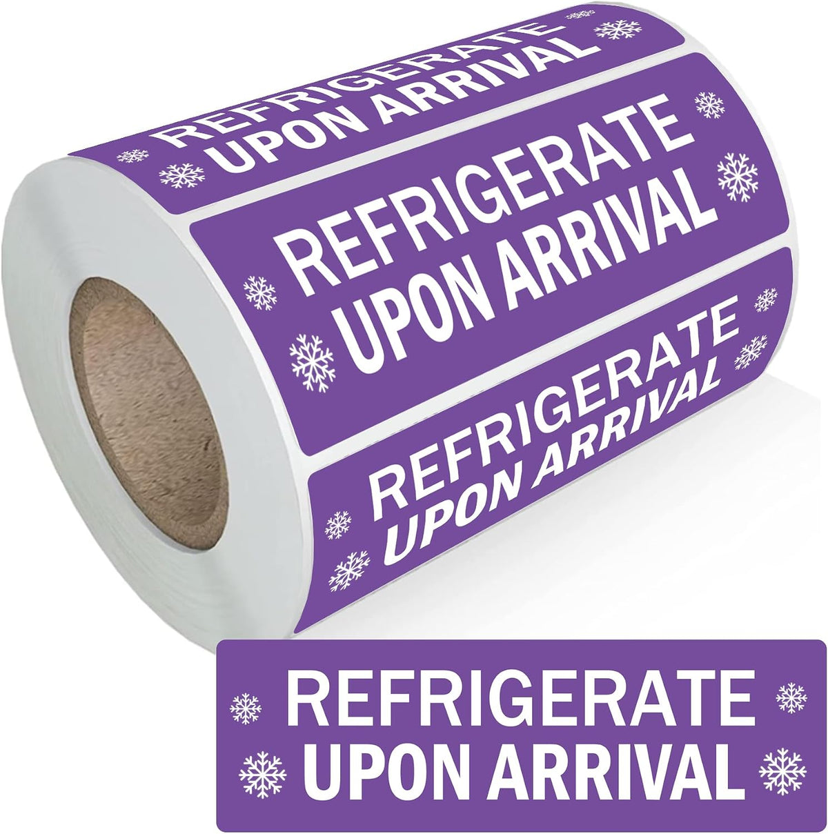 Refrigerate Upon Arrival Stickers Keep Refrigerated Food Packaging Warning Shipping Labels Keep Cold Food Service Pharmacy Stickers for Pharmacy Drug Stores (Green)