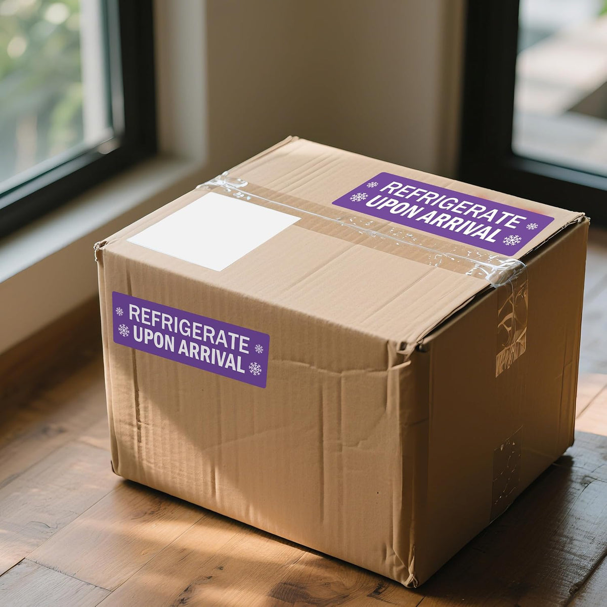 Refrigerate Upon Arrival Stickers Keep Refrigerated Food Packaging Warning Shipping Labels Keep Cold Food Service Pharmacy Stickers for Pharmacy Drug Stores (Green)