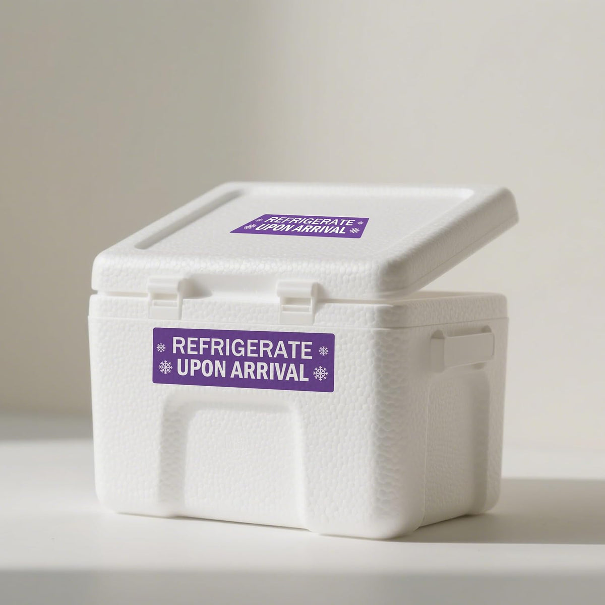 Refrigerate Upon Arrival Stickers Keep Refrigerated Food Packaging Warning Shipping Labels Keep Cold Food Service Pharmacy Stickers for Pharmacy Drug Stores (Green)