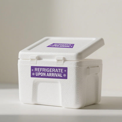 Refrigerate Upon Arrival Stickers Keep Refrigerated Food Packaging Warning Shipping Labels Keep Cold Food Service Pharmacy Stickers for Pharmacy Drug Stores (Green)