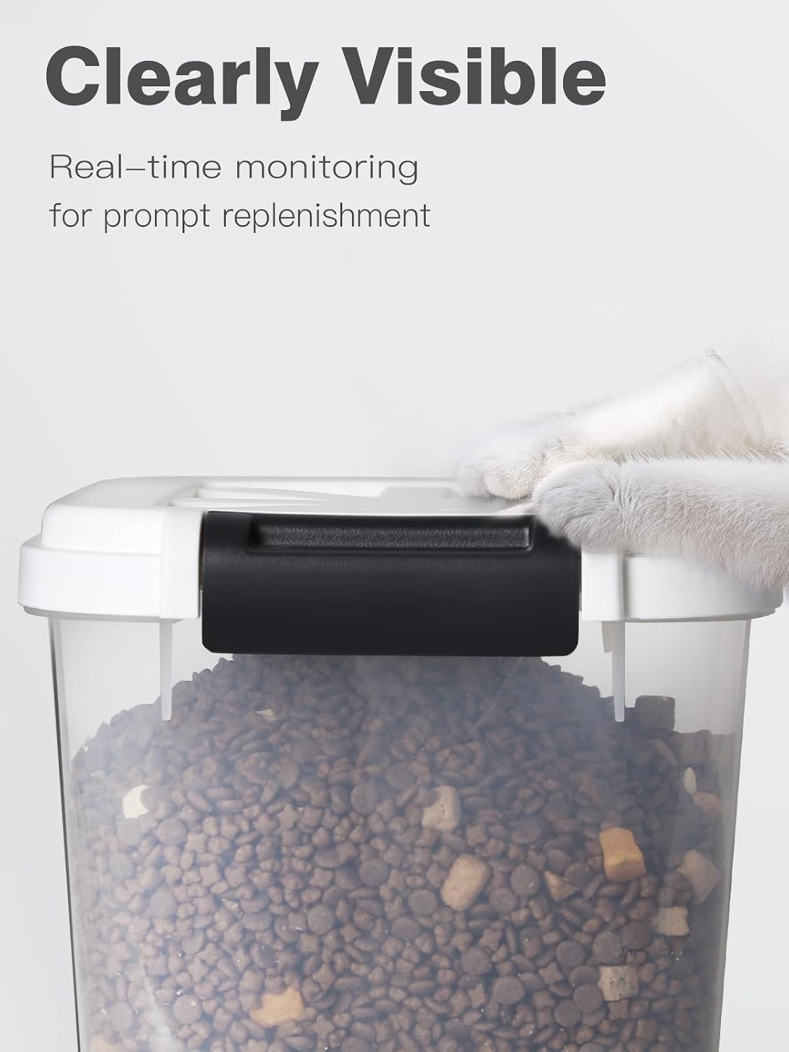 Dog Food Storage Container 10 Lbs | Pet Food Storage Containers With Lids & Scooper BPA Free Airtight Storage Containers Store Dry Food For Kitchen Pantry