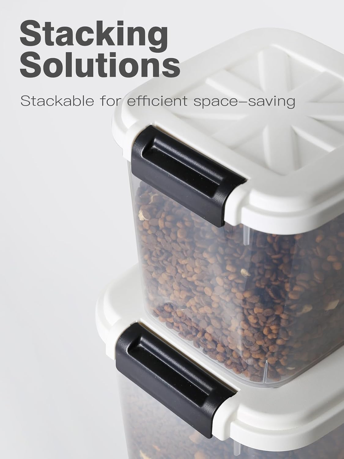 Dog Food Storage Container 10 Lbs | Pet Food Storage Containers With Lids & Scooper BPA Free Airtight Storage Containers Store Dry Food For Kitchen Pantry