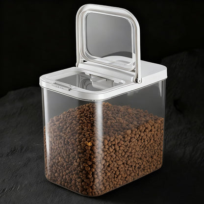 Dog Food Storage Container 10 Lbs | Pet Food Storage Containers With Lids & Scooper BPA Free Airtight Storage Containers Store Dry Food For Kitchen Pantry