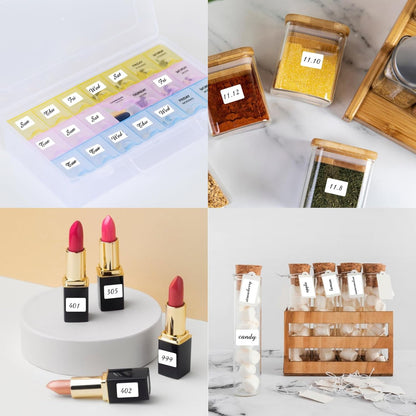 2×3 Inch Removable Blank Freezer Labels,Water/Oil/Tear Resistant/Ink Won't Smudge No Residue (120pcs,1 Bag)