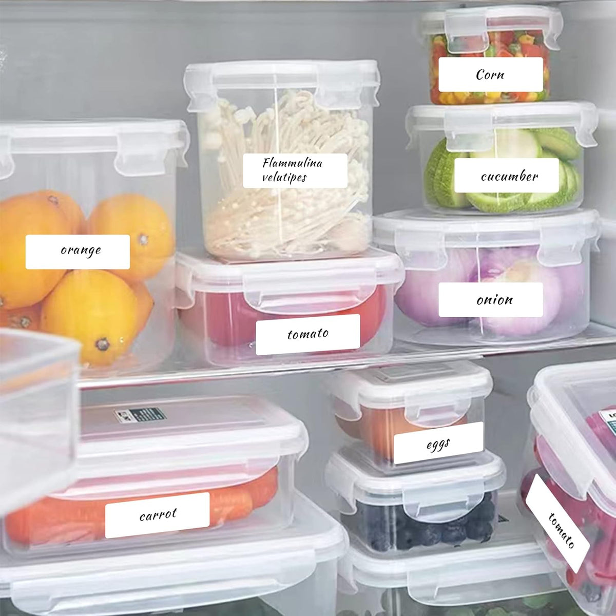 2×3 Inch Removable Blank Freezer Labels,Water/Oil/Tear Resistant/Ink Won't Smudge No Residue (120pcs,1 Bag)