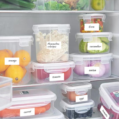 2×3 Inch Removable Blank Freezer Labels,Water/Oil/Tear Resistant/Ink Won't Smudge No Residue (120pcs,1 Bag)