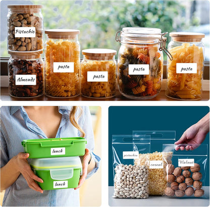 2×3 Inch Removable Blank Freezer Labels,Water/Oil/Tear Resistant/Ink Won't Smudge No Residue (120pcs,1 Bag)