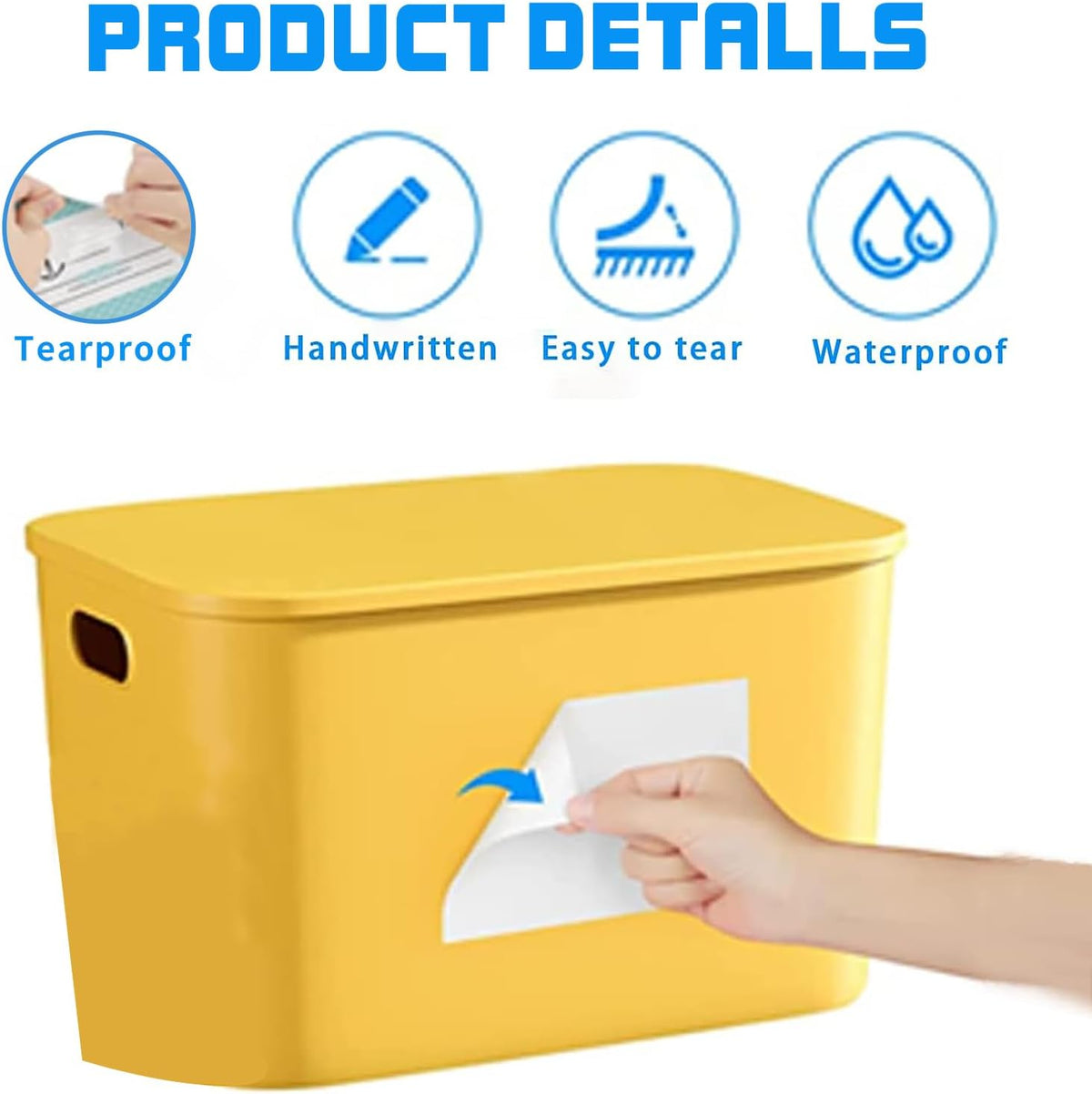 2×3 Inch Removable Blank Freezer Labels,Water/Oil/Tear Resistant/Ink Won't Smudge No Residue (120pcs,1 Bag)
