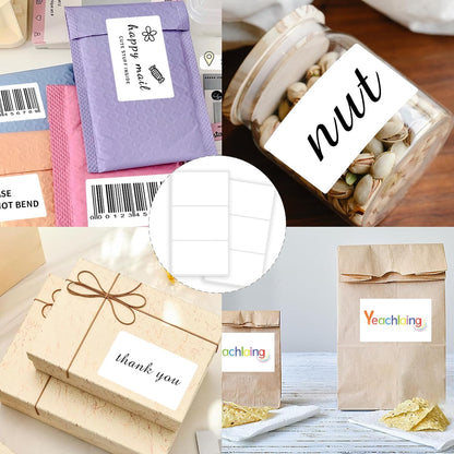 2×3 Inch Removable Blank Freezer Labels,Water/Oil/Tear Resistant/Ink Won't Smudge No Residue (120pcs,1 Bag)