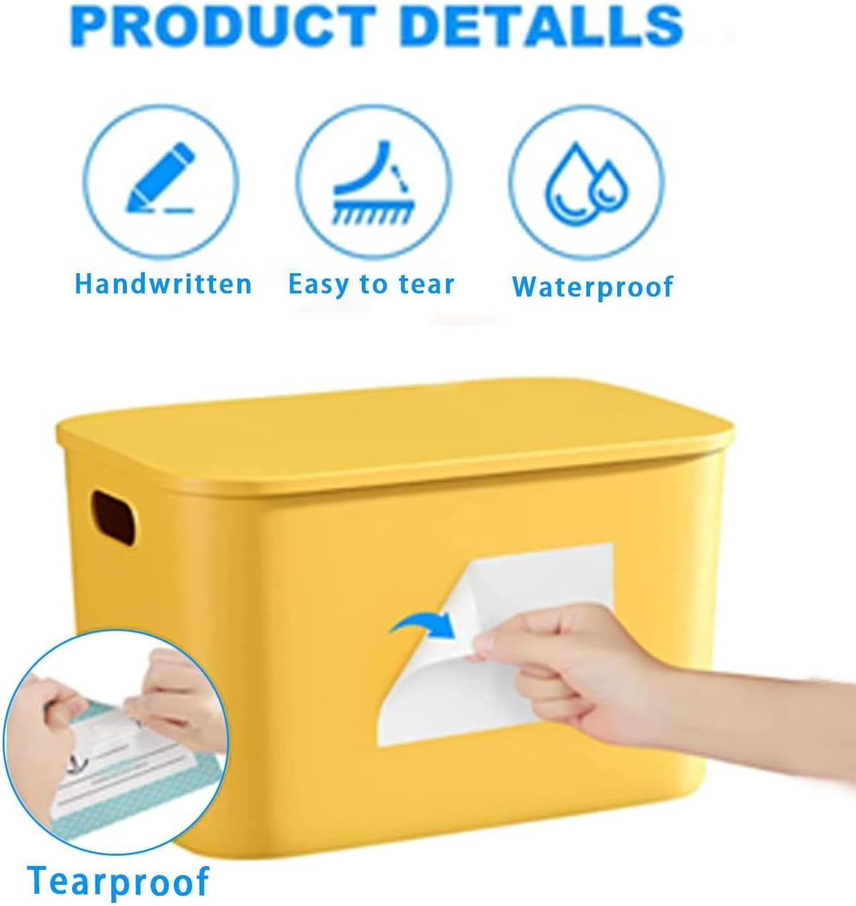 2×3 Inch Removable Blank Freezer Labels,Water/Oil/Tear Resistant/Ink Won't Smudge No Residue (120pcs,1 Bag)