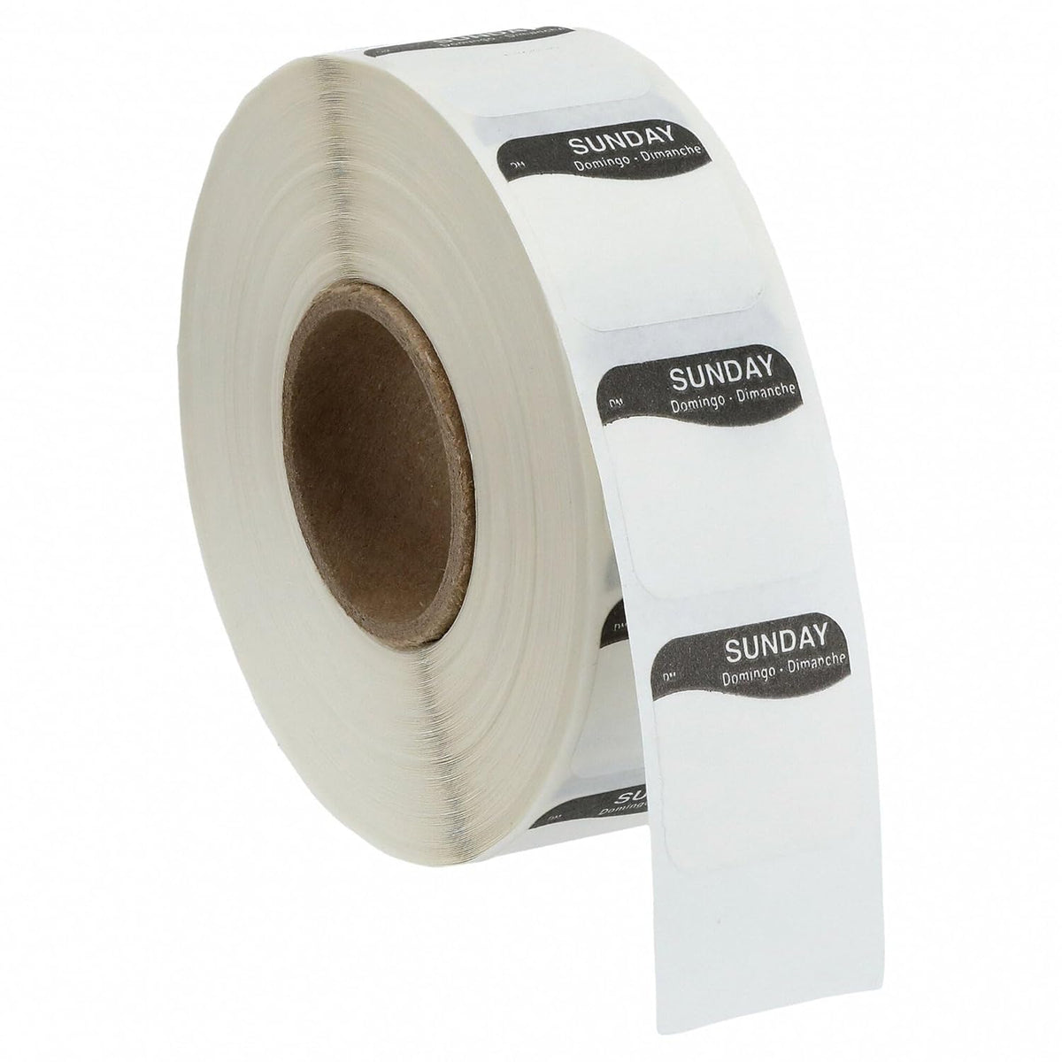 I132152 Day of The Week 3/4" Square Dissolvable Labels, Monday-Sunday, Label Dispenser Included (7,000 Labels)