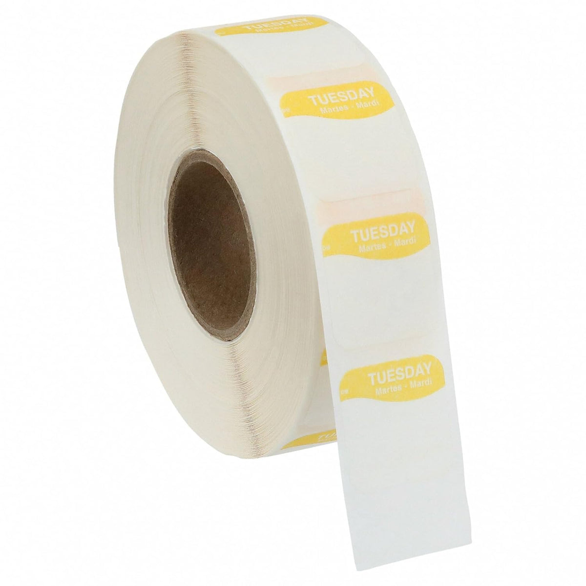 I132152 Day of The Week 3/4" Square Dissolvable Labels, Monday-Sunday, Label Dispenser Included (7,000 Labels)