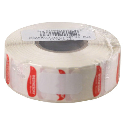 I132152 Day of The Week 3/4" Square Dissolvable Labels, Monday-Sunday, Label Dispenser Included (7,000 Labels)