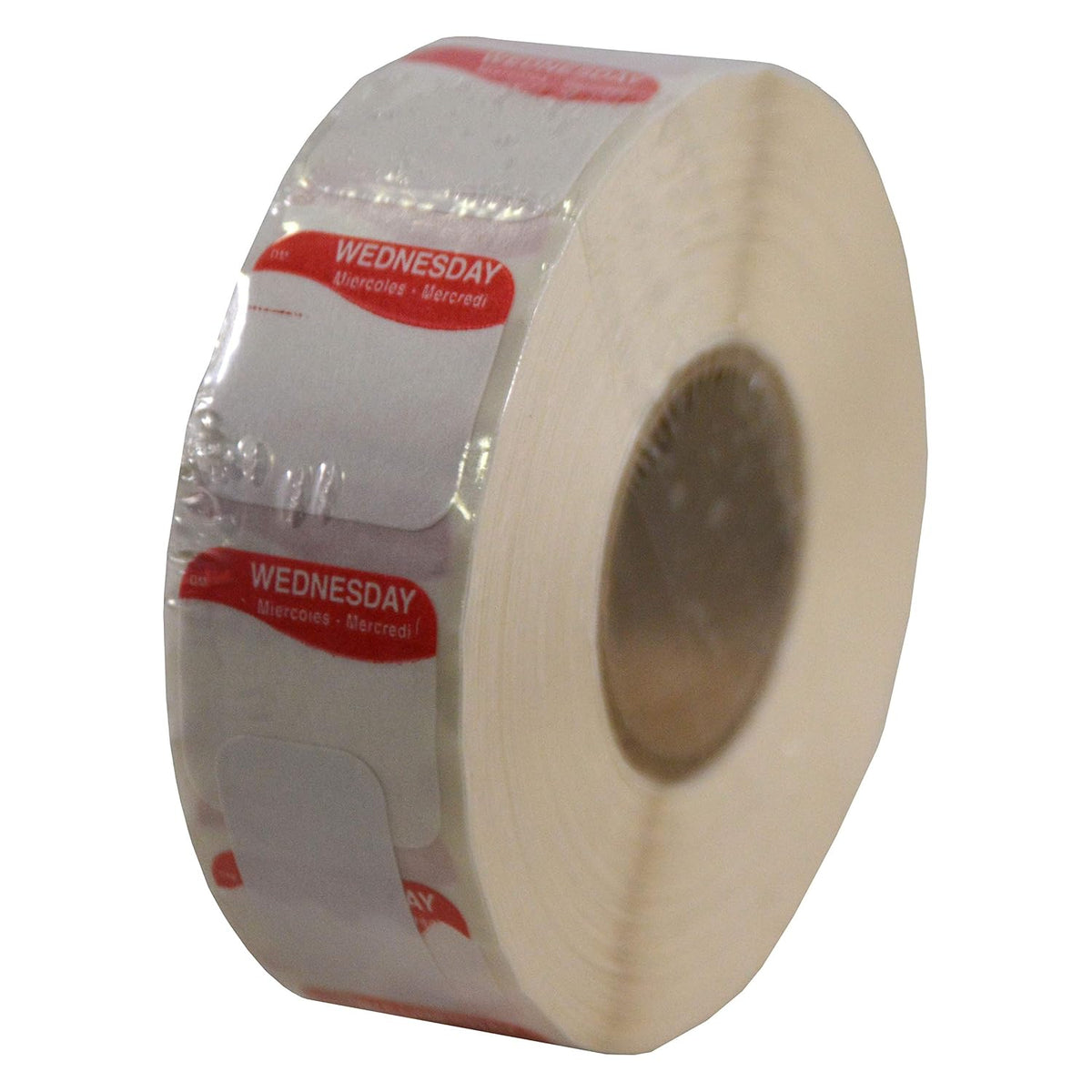 I132152 Day of The Week 3/4" Square Dissolvable Labels, Monday-Sunday, Label Dispenser Included (7,000 Labels)