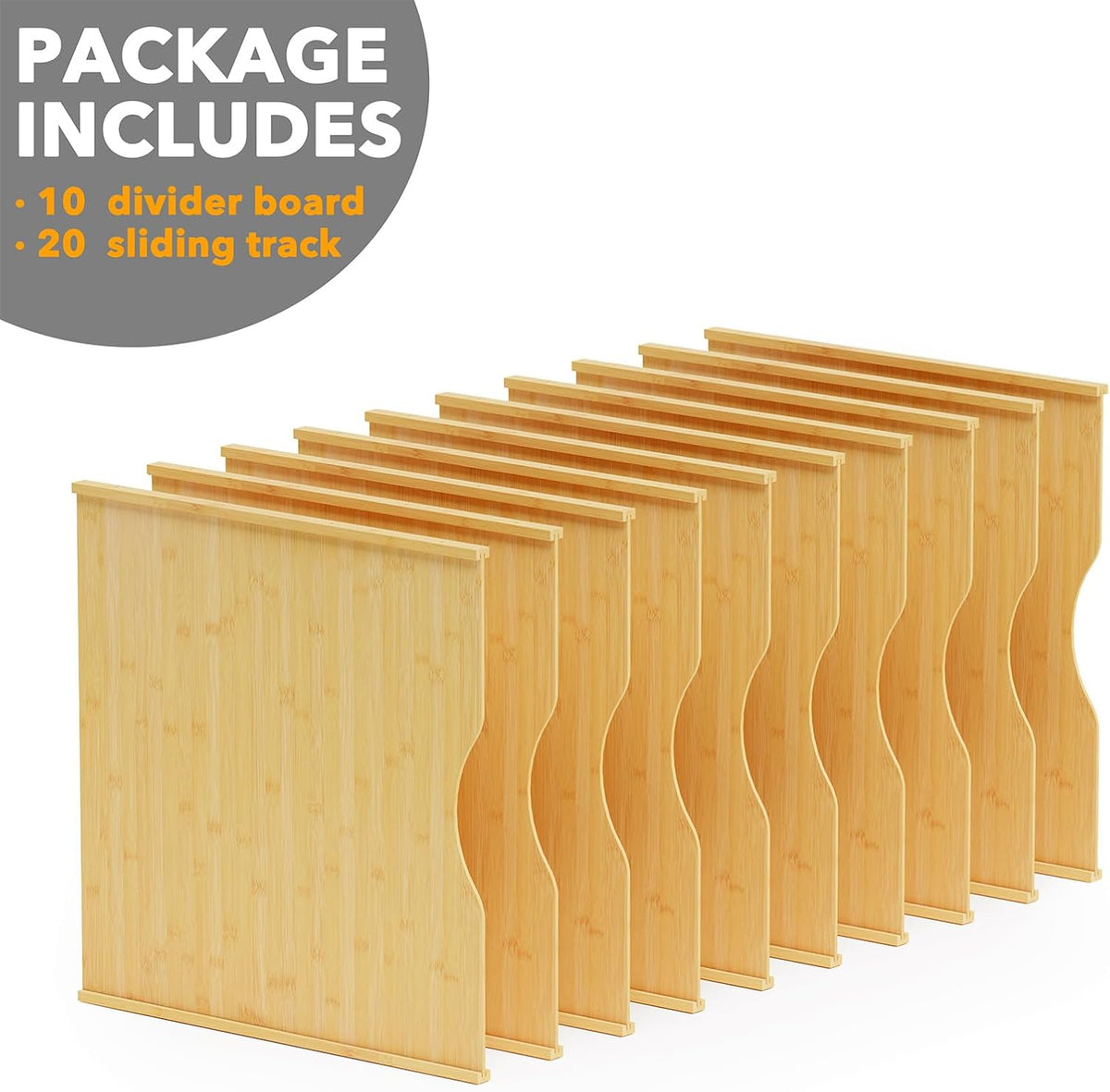 Tray Dividers for Cabinets, Pressboard Kitchen Cookie Baking Sheet Organizer for Cabinet, Vertical Pan and Trays Organizers for Pantry Storage