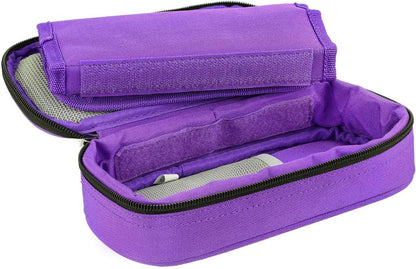 Insulin Vials Cooler Travel Case - TSA Approved Diabetic Med & peptide Vial Cooling Bag with Protective Ice Brick, Refrigerated Diabetes Supplies Organizer, Small Bottle Carrying Storage