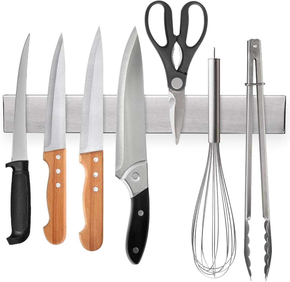12 Inch Magnetic Knife Holder for Wall, Stainless Steel Knife Strip