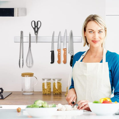 12 Inch Magnetic Knife Holder for Wall, Stainless Steel Knife Strip