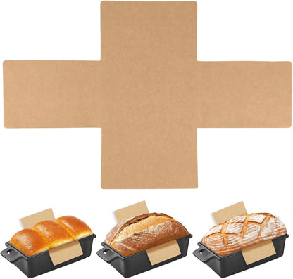 100 Pcs 9x5 in Loaf Pan Liners for Baking Bread Pan Parchment Paper